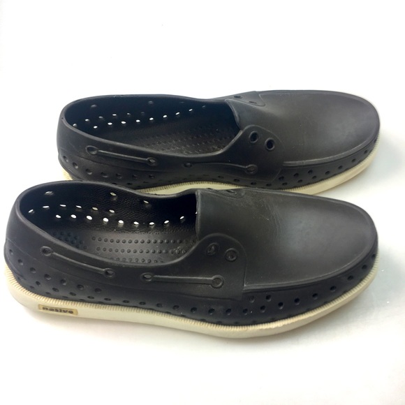 Native Unisex Sneaker Shoes Unisex Brown Perforated Low Top Slip Ons size 40
